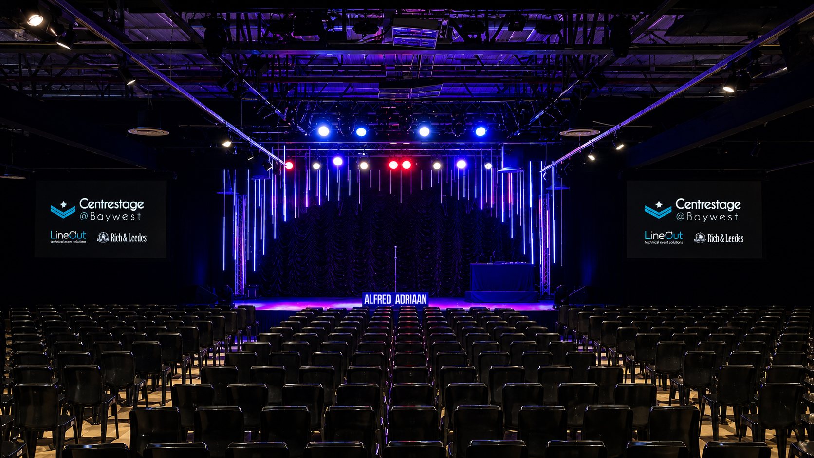 The stage at Centrestage@Baywest